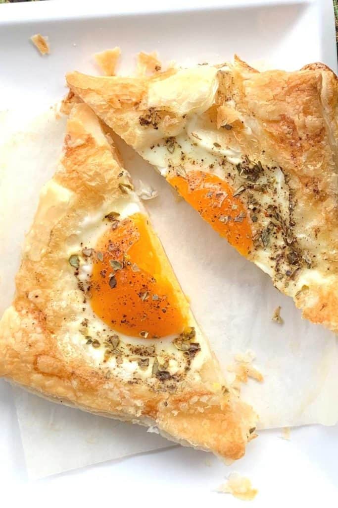 Egg Puff Pastry Breakfast Tart