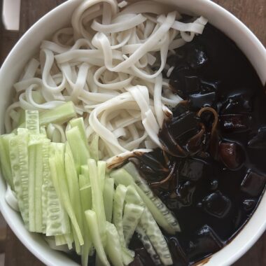 Vegetarian Jajangmyeon